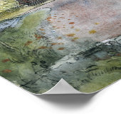 Poster Larsson - Église Vieux-Sundborn (D'Une Maison) (Coin)