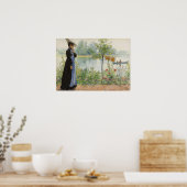 Poster Larsson - Karin au bord de la mer (Cuisine)