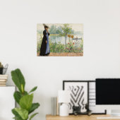 Poster Larsson - Karin au bord de la mer (Bureau à domicile)