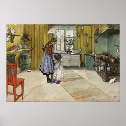 Poster Larsson - La Cuisine (De A Home) (Devant)