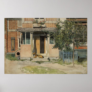 Poster Larsson - La Véranda (D'Une Maison)