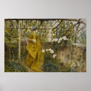 Poster Larsson - La vigne