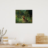 Poster Larsson - Le Petit Chaperon Rouge 1881 (Cuisine)