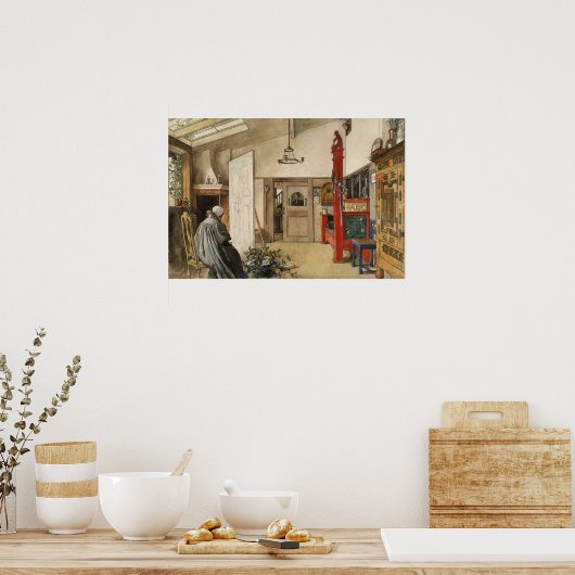 Poster Larsson - Le Studio (D'Une Maison) (Cuisine)