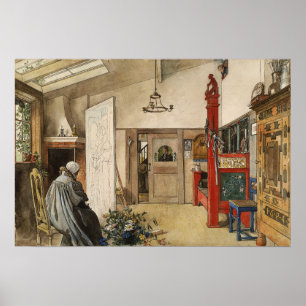 Poster Larsson - Le Studio (D'Une Maison)