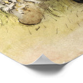 Poster Larsson - Petit déjeuner sous le grand bouleau (Coin)