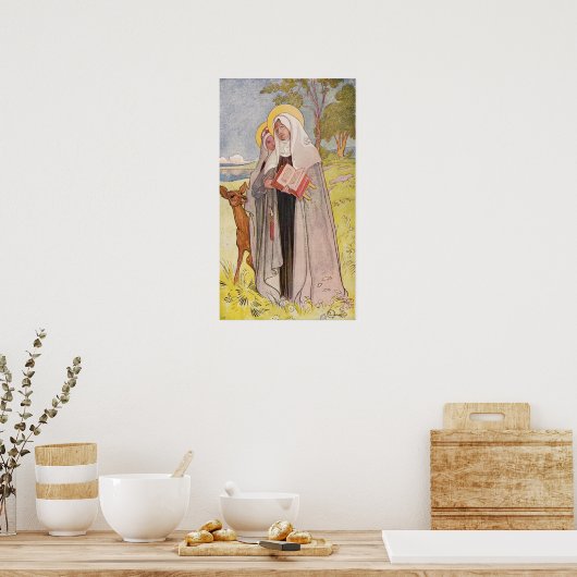 Poster Larsson - Saint Birgitta (Cuisine)