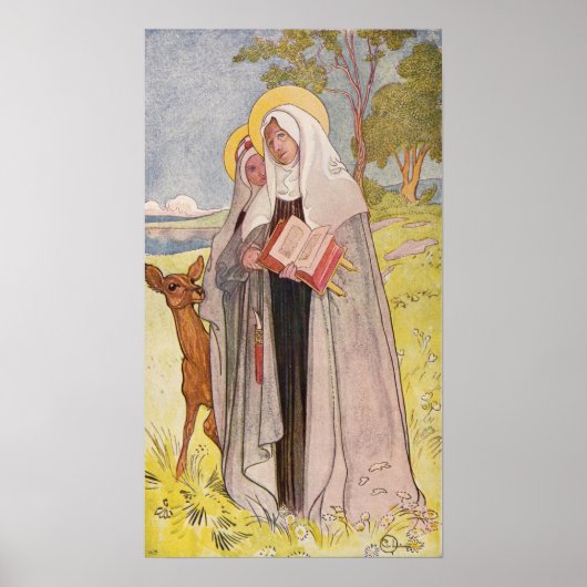 Poster Larsson - Sainte Birgitte (Devant)