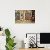 Poster Larsson - Vieille Anna (De Maison) (Bureau à domicile)