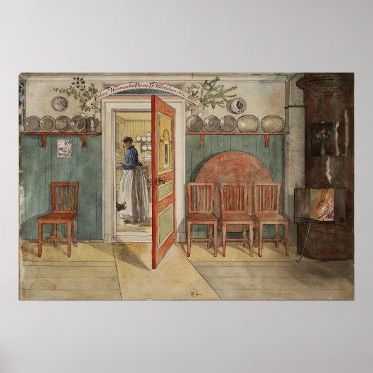 Poster Larsson - Vieille Anna (De Maison) (Devant)