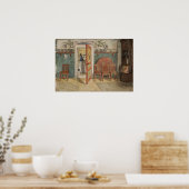 Poster Larsson - Vieille Anna (Extrait de A Home) (Cuisine)