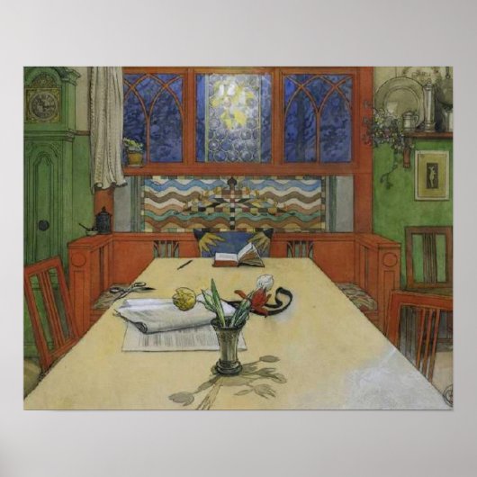 Poster Larsson - Vue du soir - (Devant)