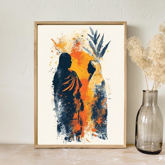 Poster l'art abstrait africain