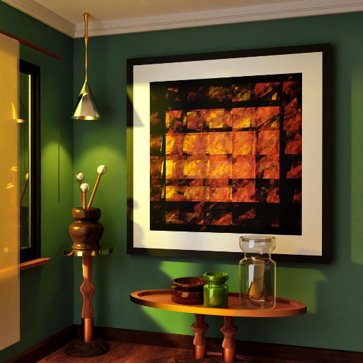 Poster L'art Abstrait au mur