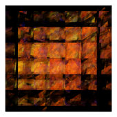 Poster L'art Abstrait au mur (Devant)