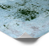 Poster L'art Abstrait bleu "Adamant" (Coin)