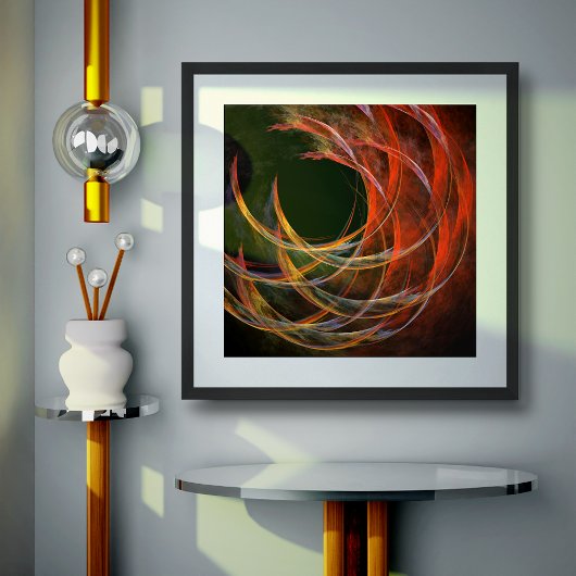 Poster L'art abstrait Briser le cercle