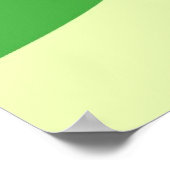 Poster L'art abstrait feuille (Coin)