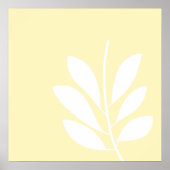 Poster L'art abstrait feuille (Devant)