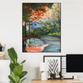 Poster L'art acrylique Le Chemin (Bureau à domicile)