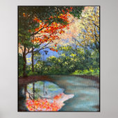 Poster L'art acrylique Le Chemin (Devant)