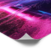 Poster L'art automobile néon (Coin)