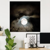 Poster L'art céleste de la lune d'hiver (Bureau à domicile)