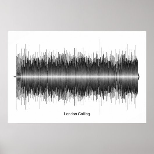 Poster L'Art Clash London appelant Soundwave (Devant)