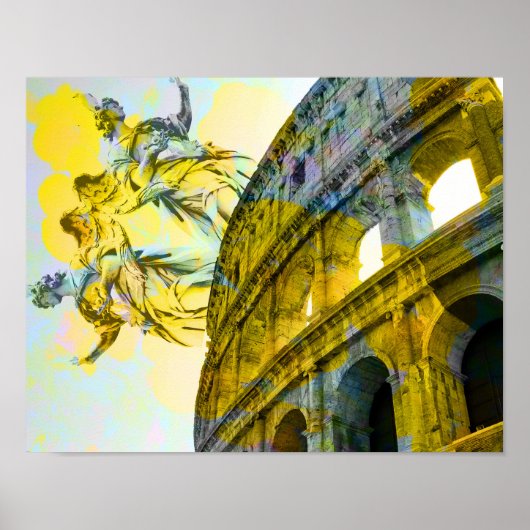 Poster L'art cool de Rome éléments de manière branchée (Devant)