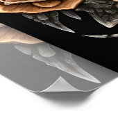 Poster L'art crâne à sucre - Célébrer avec des couleurs v (Coin)