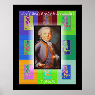 Poster L'art de bruit petit Mozart