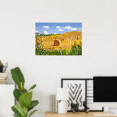 Poster l'art de David Hockney (Bureau à domicile)