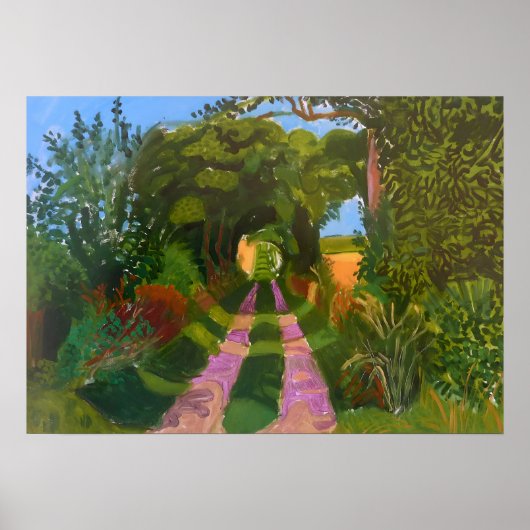 Poster l'art de David Hockney (Devant)
