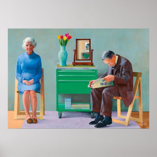 Poster l'art de David Hockney (Devant)