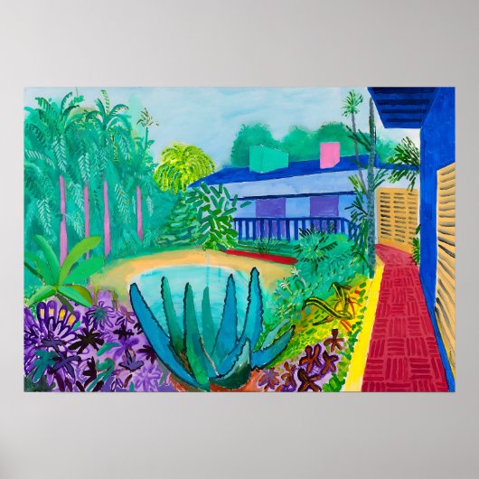Poster l'art de David Hockney (Devant)