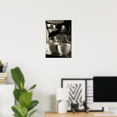 Poster L'art de faire du café frais / pourboire (Bureau à domicile)