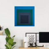 Poster l'art de Josef Albers (Bureau à domicile)
