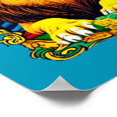 Poster L'art de la carte Tarot Empereur (Coin)