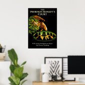 Poster L'art de la cour du singe nez proboscis (Bureau à domicile)