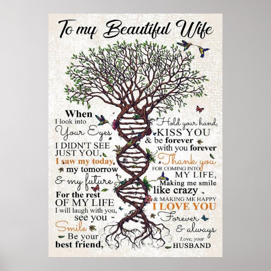 Poster L'Art De La Femme À Ma Belle Femme (Devant)