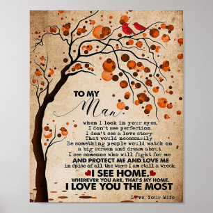 Poster L'Art De La Femme À Mon Mari Je Vois Chez Moi