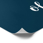 Poster L'art de la fleur vit la vie de vos rêves citation (Coin)