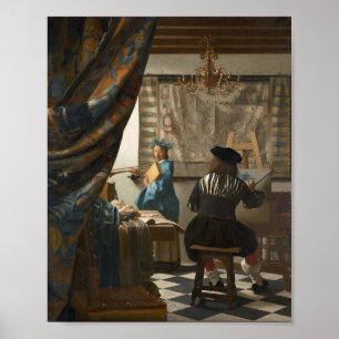 Poster L'art de la peinture — Johannes Vermeer