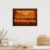 Poster L'art de la persévérance (affiche en classe) (Cuisine)