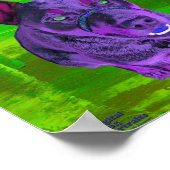 Poster L'art de la pop de chien de bétail australien (Coin)