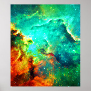 Poster L'art de la toile galaxie