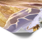 Poster L'art de la toile "Stars sous neige" (Coin)