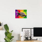 Poster L'art de la tortue dynamique (Bureau à domicile)