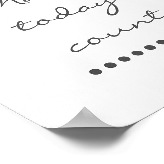 Poster L'art de l'affirmation ! Mur incitatif positif (Coin)