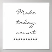 Poster L'art de l'affirmation ! Mur incitatif positif (Devant)